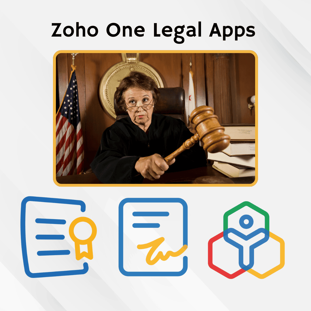 Zoho One Legal Apps: Tools to Help Your Business Stay Compliant and Track Agreements